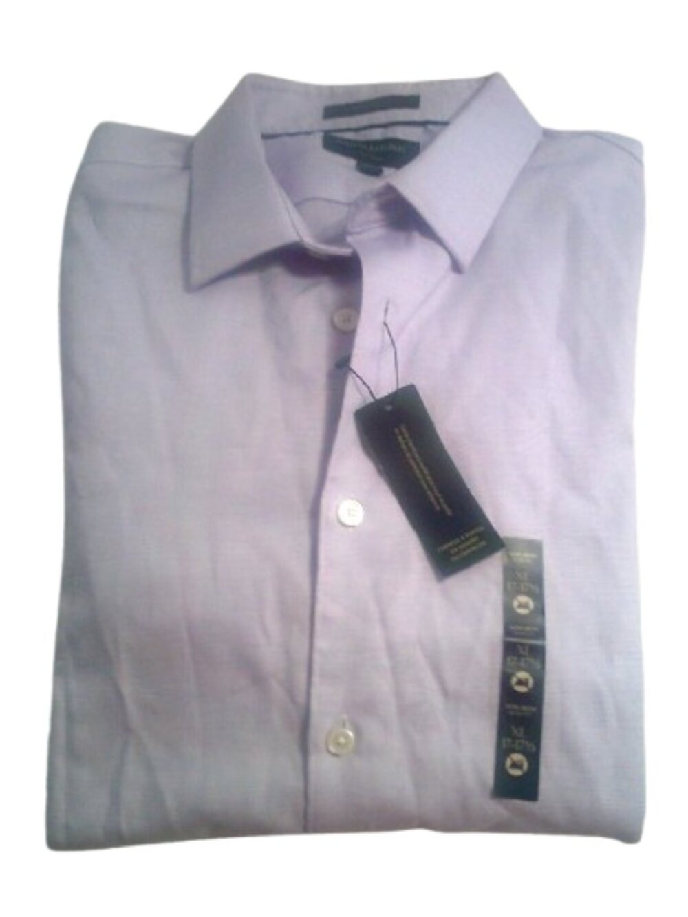 Banana Republic Mens Untucked Fit Dress Shirt Sz XL NWT Lavendar Color 46"chest